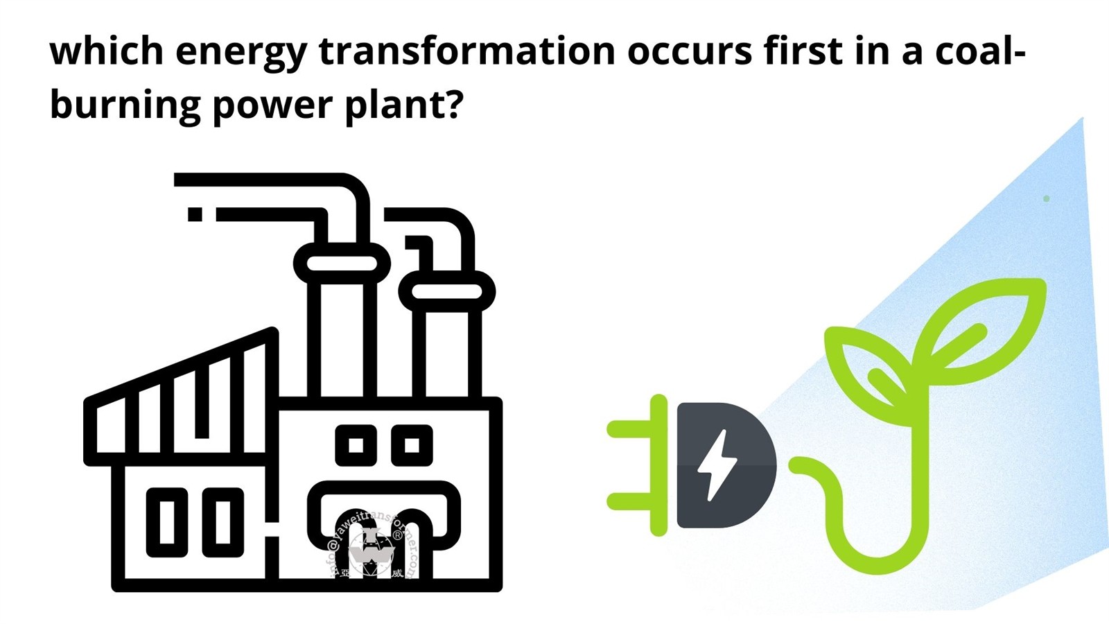 which energy transformation occurs first in a coal-burning power plant which energy transformation occurs first in a coal-burning power plant