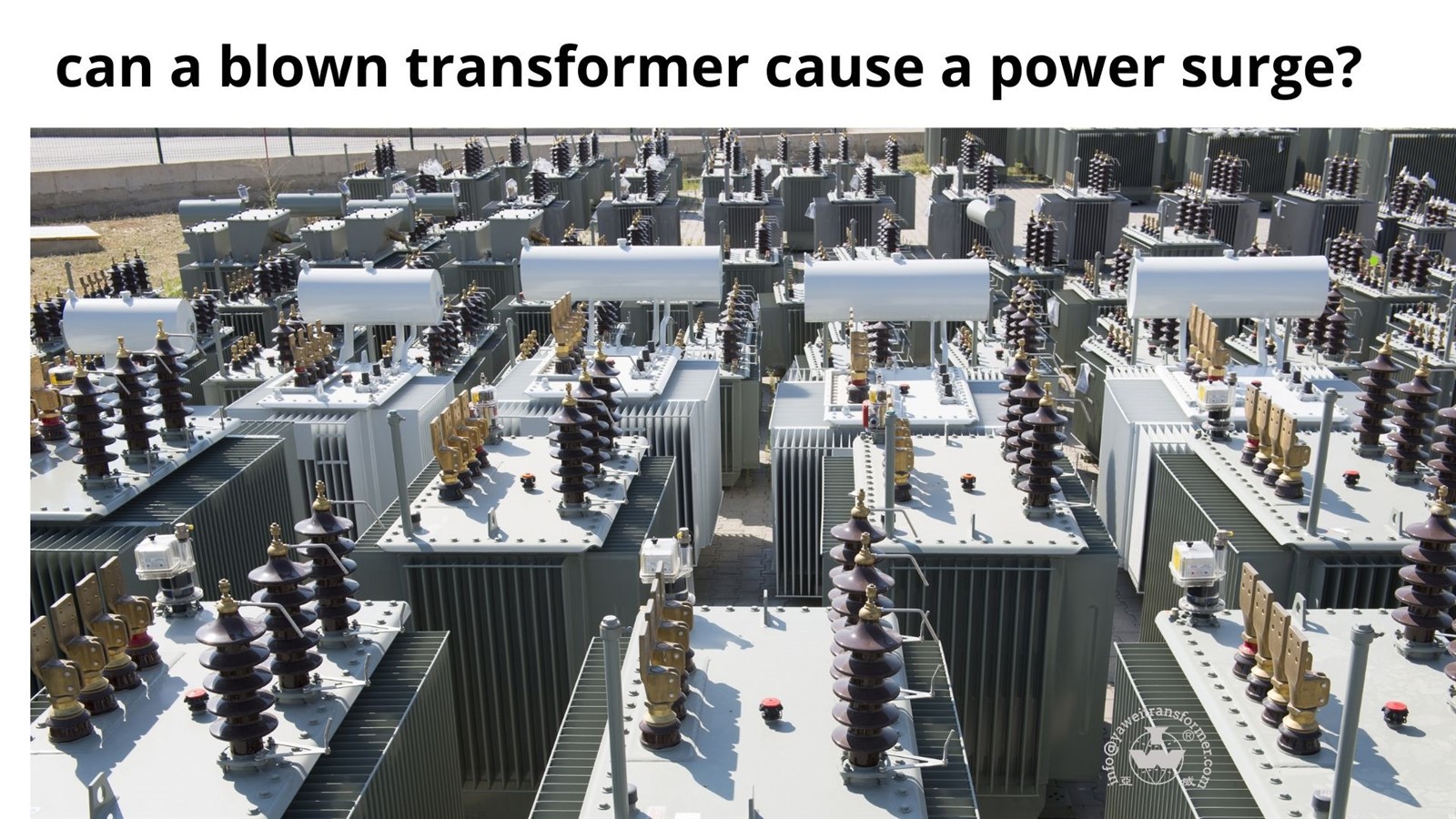 can a blown transformer cause a power surge