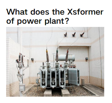 ماذا يفعل محول محطة توليد الكهرباء؟