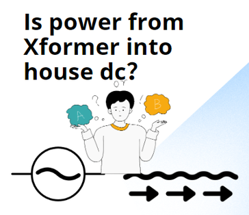 هل الطاقة من المحولات إلى المنزل العاصمة؟