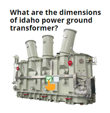 ما هي أبعاد محول الطاقة الأرضي ايداهو؟