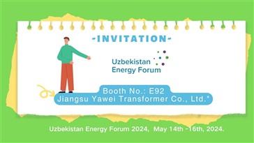 منتدى الطاقة في أوزبكستان 2024-14 مايو -16، 2024---محول جيانغسو ياوي
