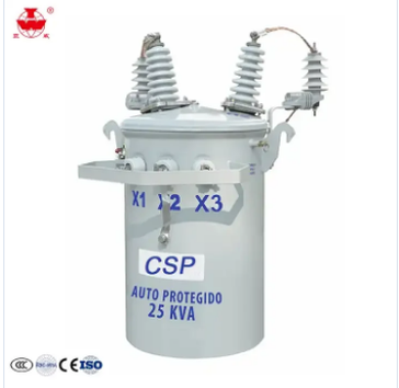 ما هو المحول المثبت على القطب؟