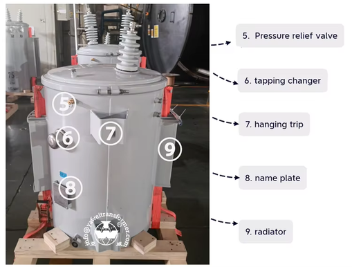 pole transformer detail